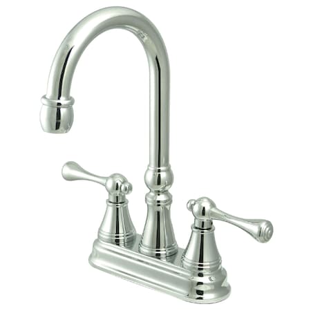 Kingston Brass Bar Faucet, Polished Chrome KS2491BL